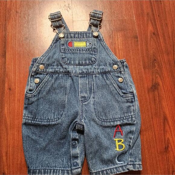 MINIWEAR ABC OVERALLS SIZE 0/3 MONTHS - Picture 2 of 7